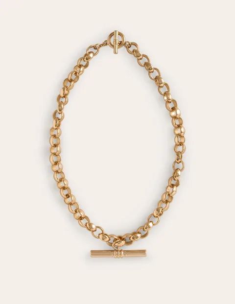 Chunky T-bar Chain Necklace | Boden UK