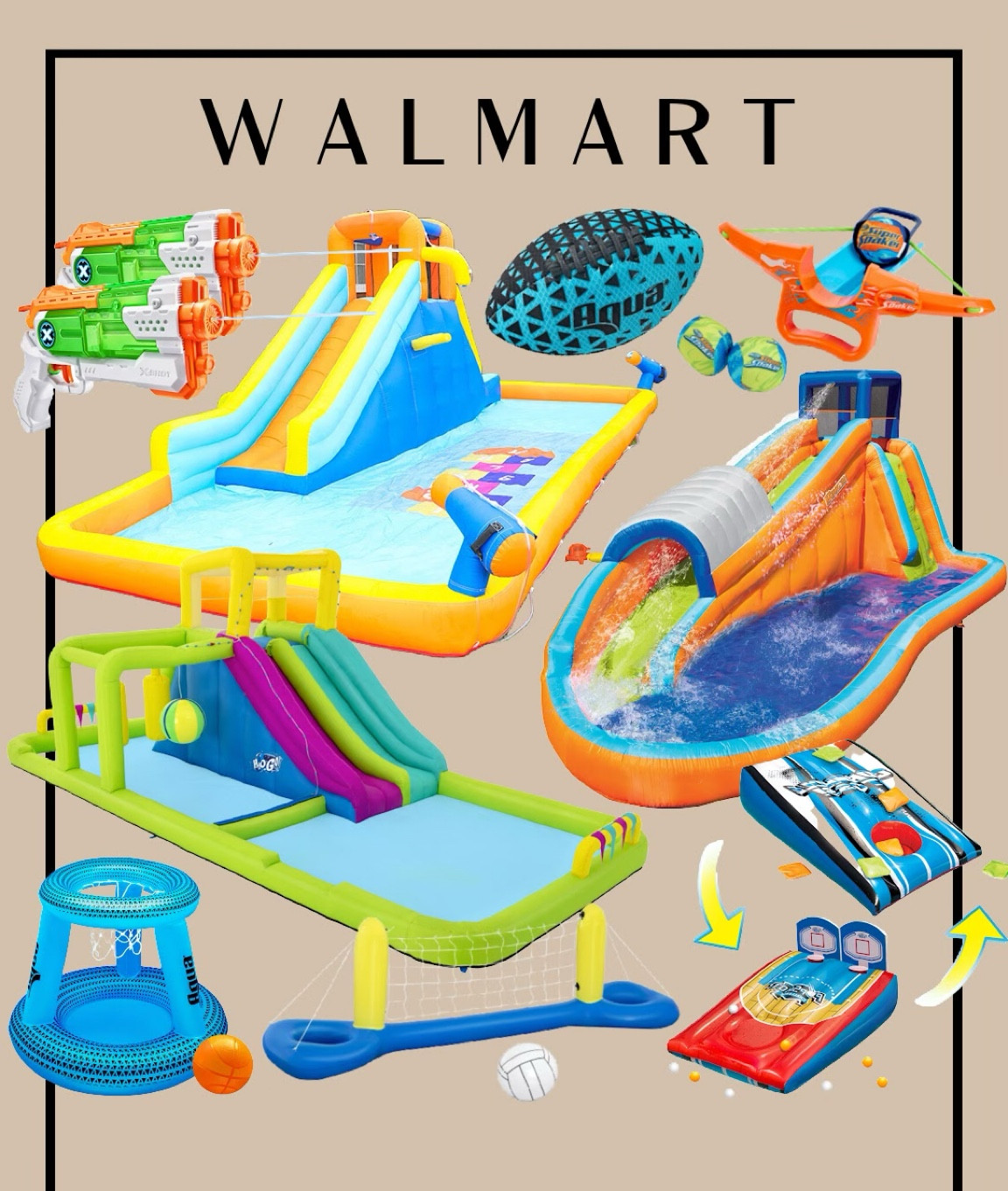 Outdoor water toys from Walmart!

#LTKSeasonal #LTKkids #LTKswim