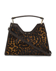 Made In Italy Haircalf Square Top Handle Satchel | Handbags | Marshalls | Marshalls