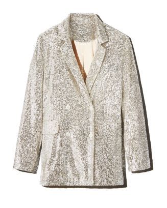 Sequined Double-Breasted Blazer | Bloomingdale's (US)