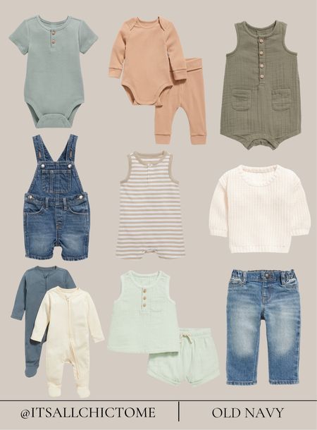 Old Navy baby clothes are 40% off right now! 

#LTKbaby