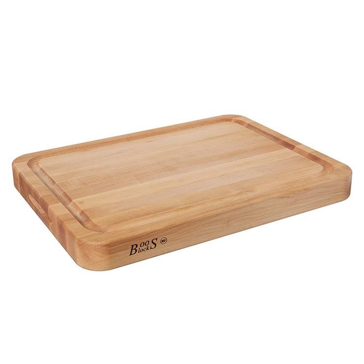 John Boos Maple Wood Reversible 24 x 18 x 2.25 inches Cutting Board with Juice Groove and Curved ... | Target