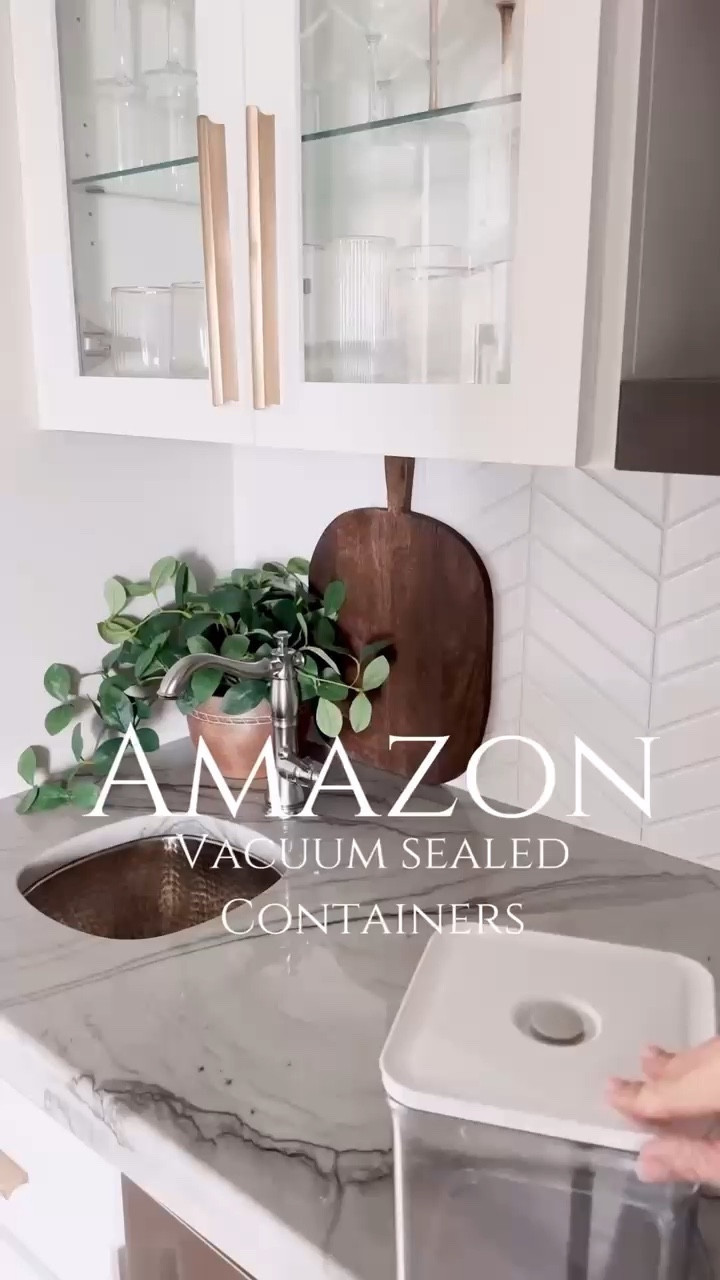 These vacuum sealed containers are a must-have for the kitchen!

Home  home finds  home essentials  kitchen  kitchen storage  kitchen essentials  food storage  amazon home  ourpnwhome

#LTKhome #LTKVideo #LTKSeasonal