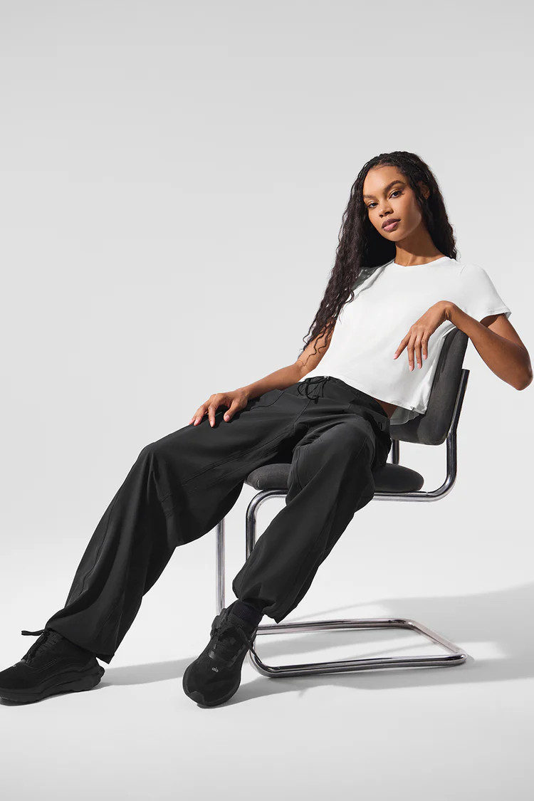 Cropped All Day Short Sleeve | Alo Yoga (US)