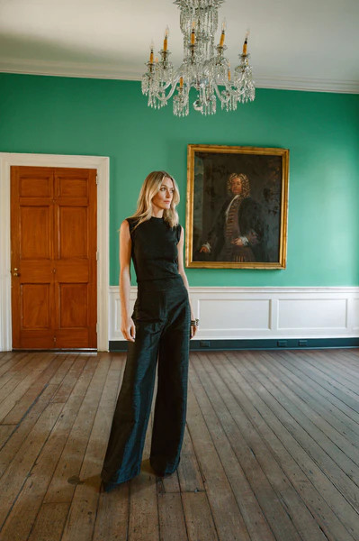 Metallic Tippi Top - Noir | Julia Amory