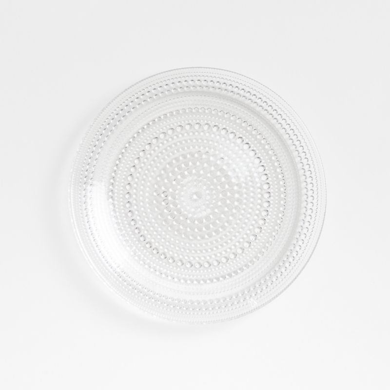 Alma Clear Glass Salad Plates, Set of 4 + Reviews | Crate & Barrel | Crate & Barrel