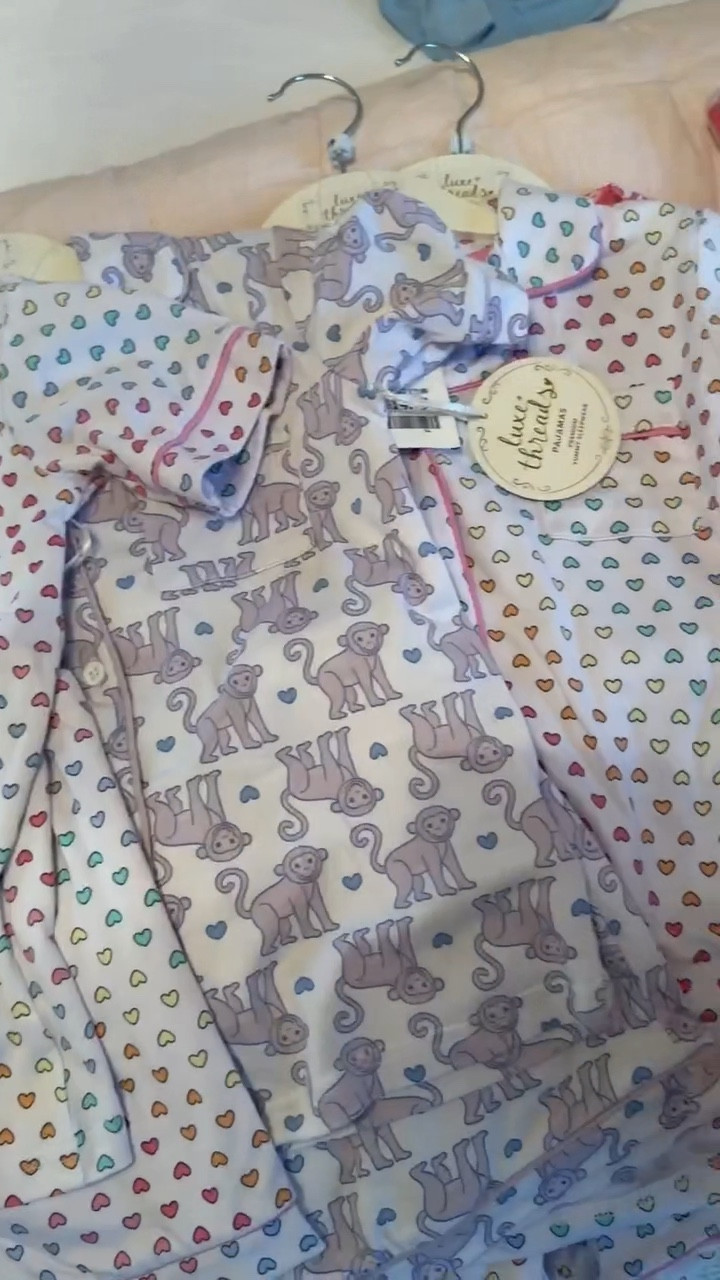 Found these pajamas dupes at @tjmaxx  for the girls!🩷🩷

#LTKootd #LTKKids #LTKmomlife