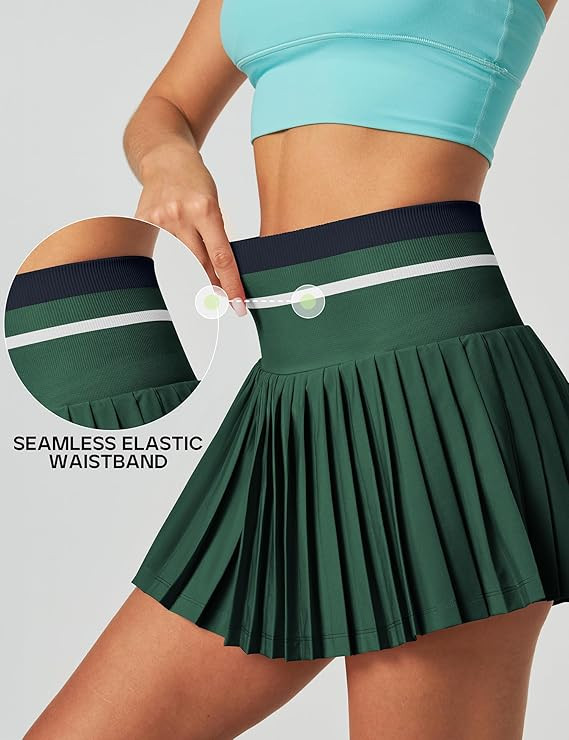 Heathyoga Pleated Tennis Skirt with Pockets for Women Tennis Skort for Woman High Waisted Golf Sk... | Amazon (US)