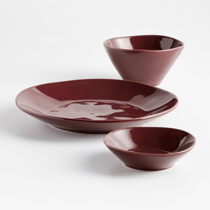 Marin Merlot Dinnerware | Crate & Barrel | Crate & Barrel