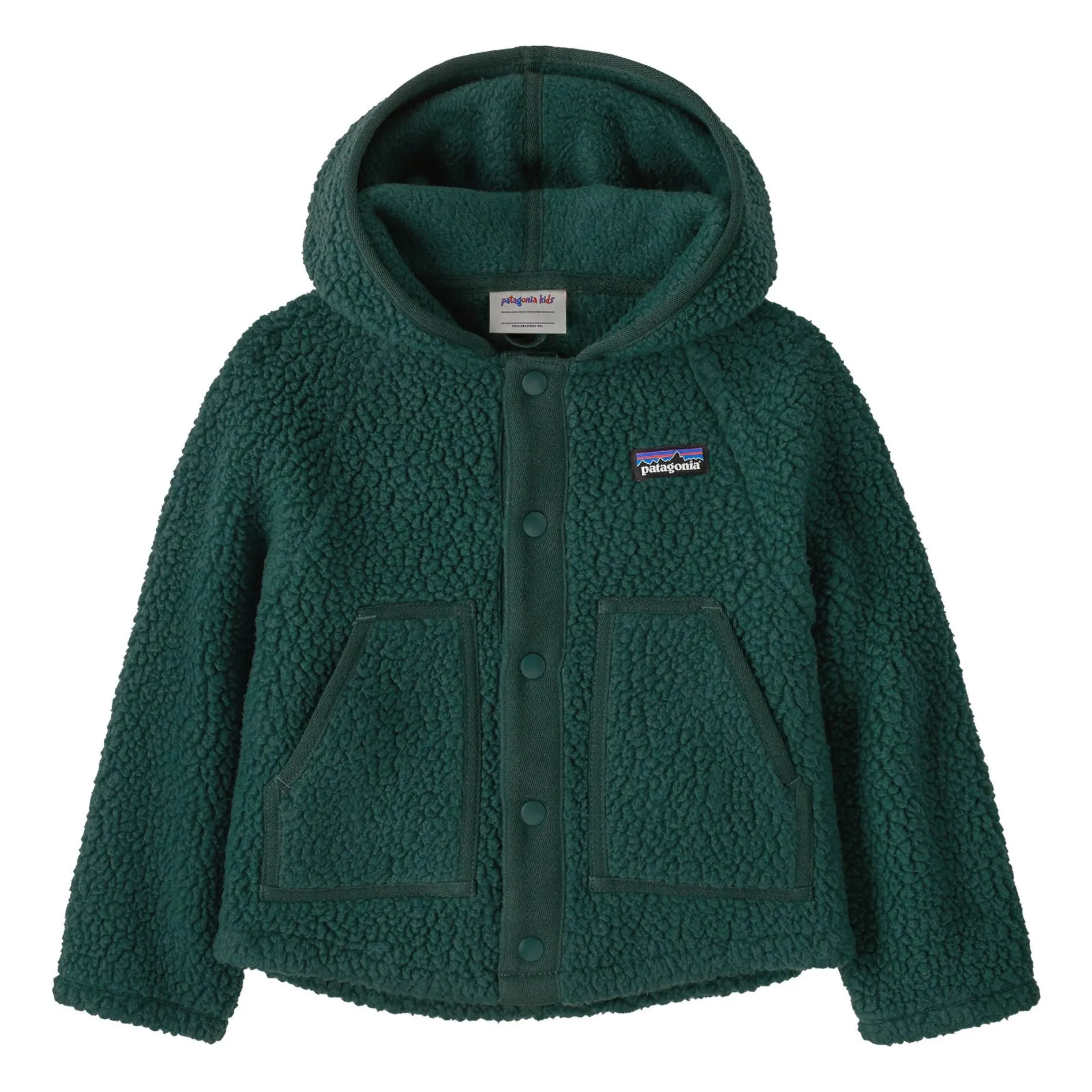 Retro Pile Recycled Fiber Jacket | Green | Smallable