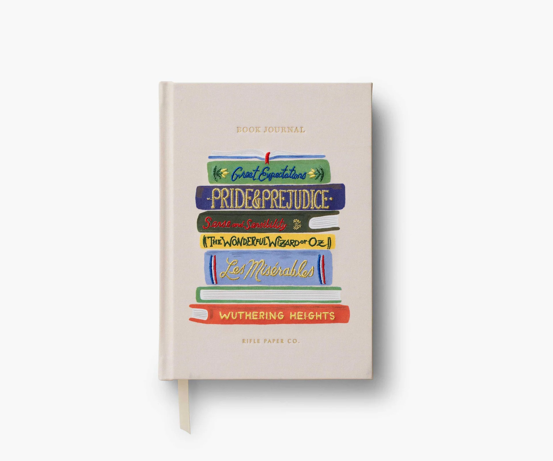 Embroidered Book Journal - Book Club | Rifle Paper Co.