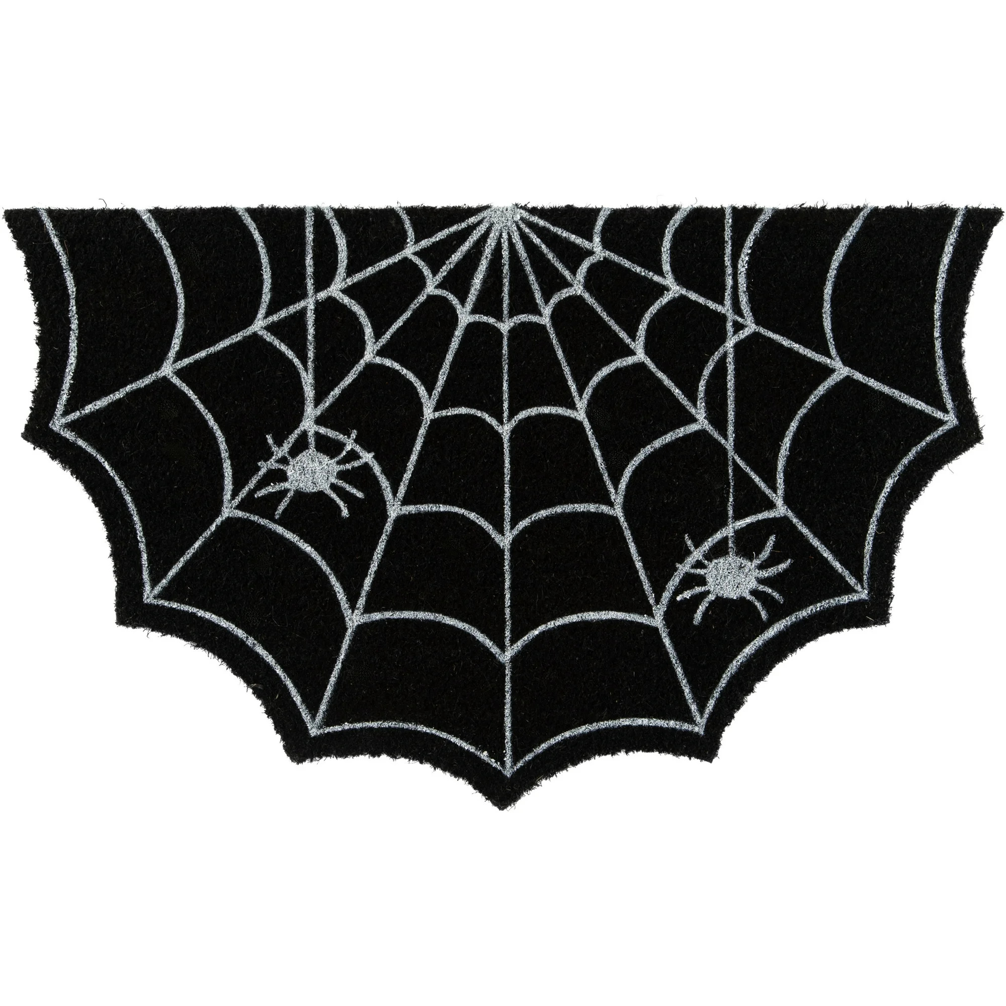 Way to Celebrate Spider Web Shape Coir Outdoor Doormat, 18"x30" - Walmart.com | Walmart (US)