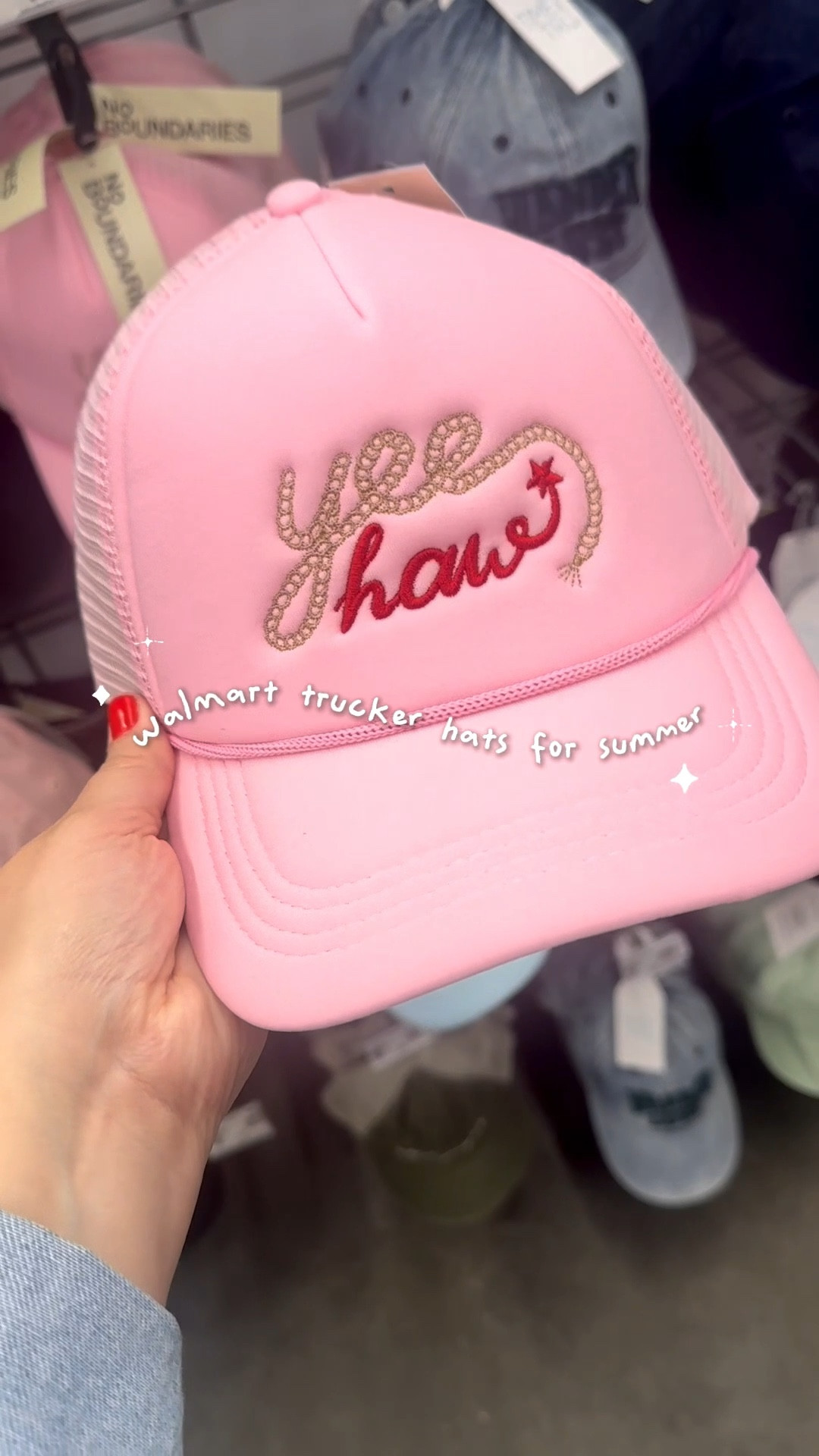 Just add a pool! Walmart trucker hats for Summer ￼

#LTKmomlife #LTKootd #LTKSwim