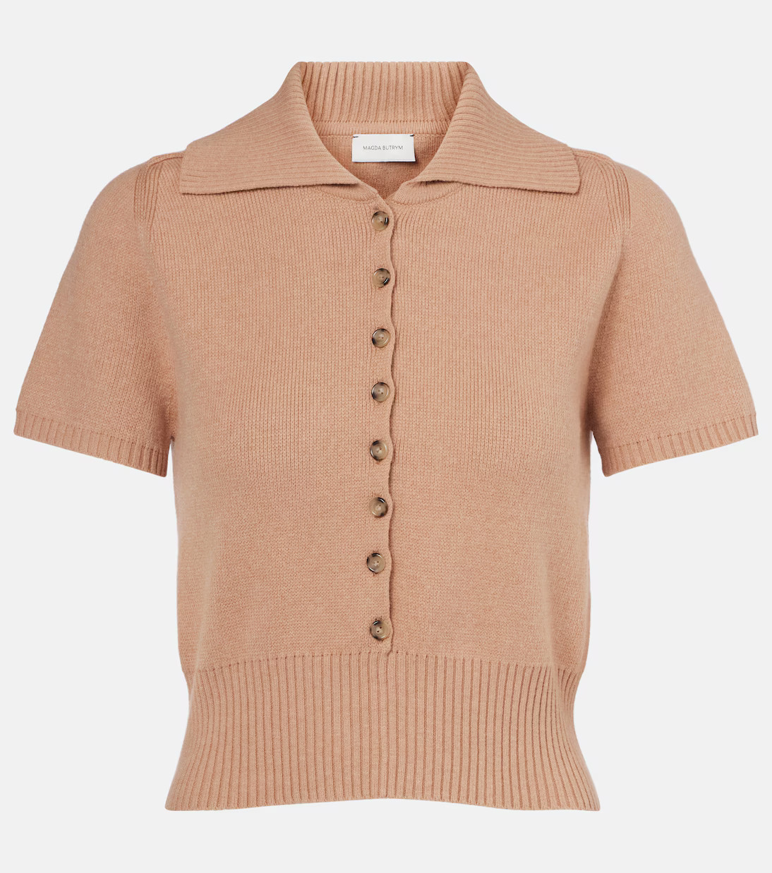 Knitted cotton-blend top | Mytheresa (INTL)