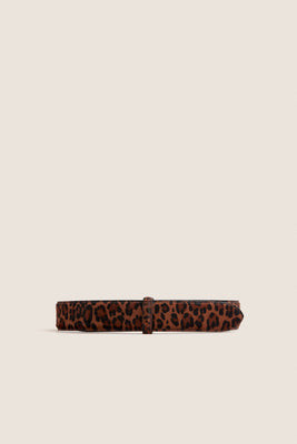 Leopard Calf Hair Waist Belt | Tuckernuck (US)