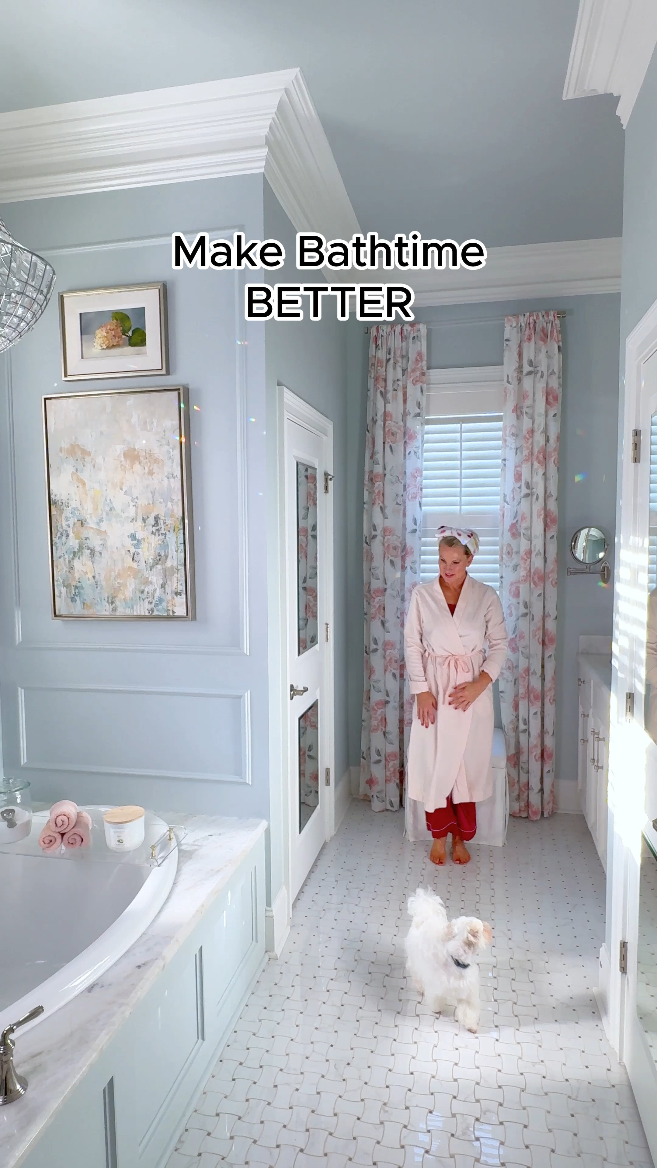 How did I live without this clear bathtub tray? Best spa like addition to my bathroom. #bathtub #bathtime #wayfair 

#LTKHome #LTKVideo