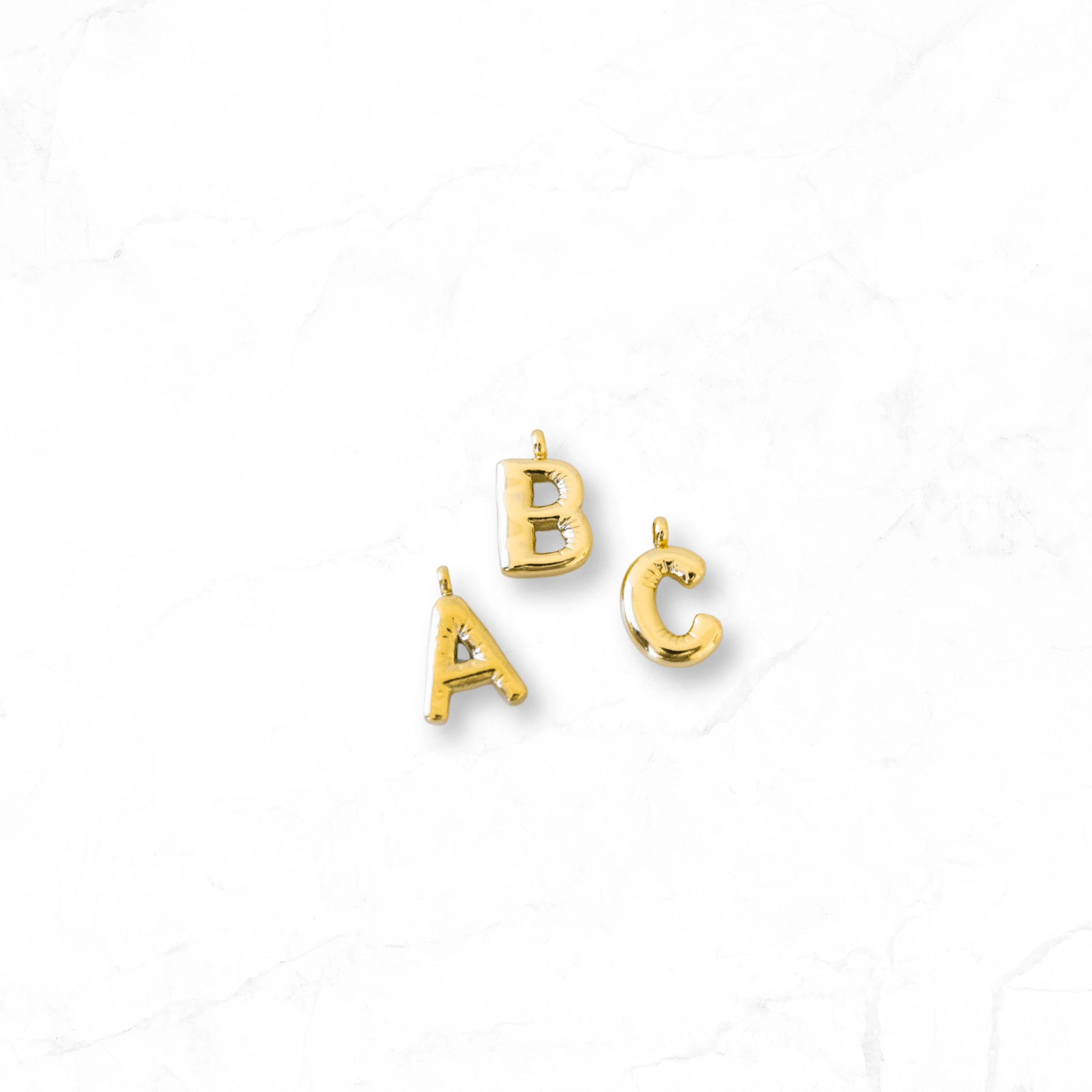 Gold Letter Charms | Golden Thread LLC