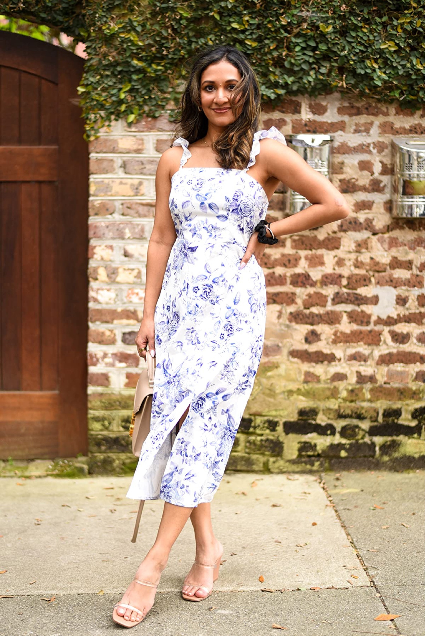 v neck midi dress wedding guest Satin A Line Midi Dress With Turndown Collar