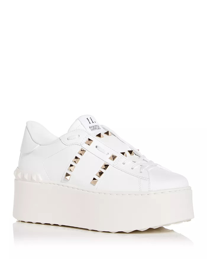 Women's Rockstud Platform Sneakers | Bloomingdale's (US)