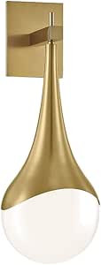 Mitzi H375101-AGB Ariana Wall Sconce, Brass | Amazon (US)