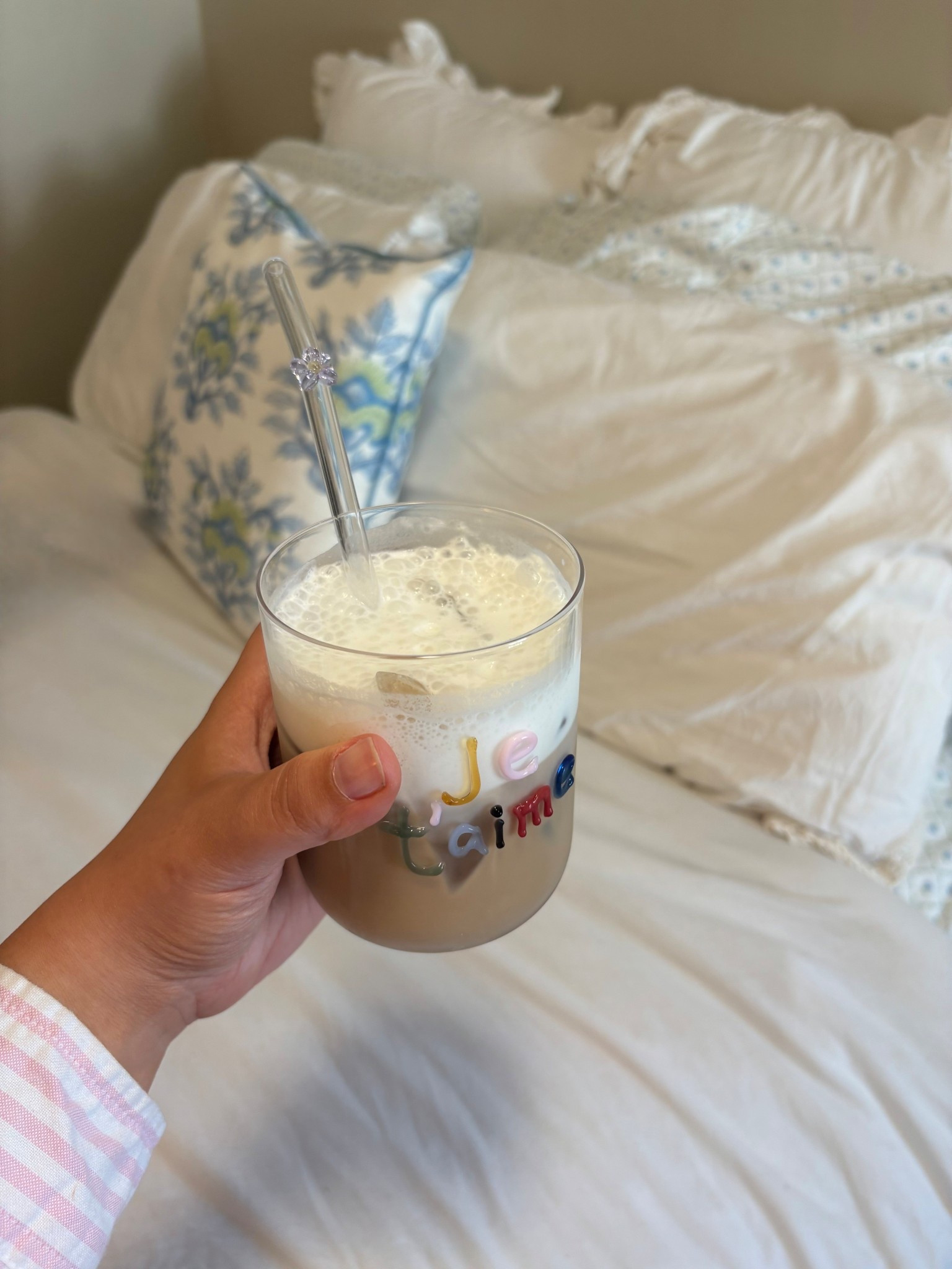 my ideal morning coffee situation! this is the cutest glassware ever 

 #LTKGiftGuide #LTKHome #LTKSaleAlert