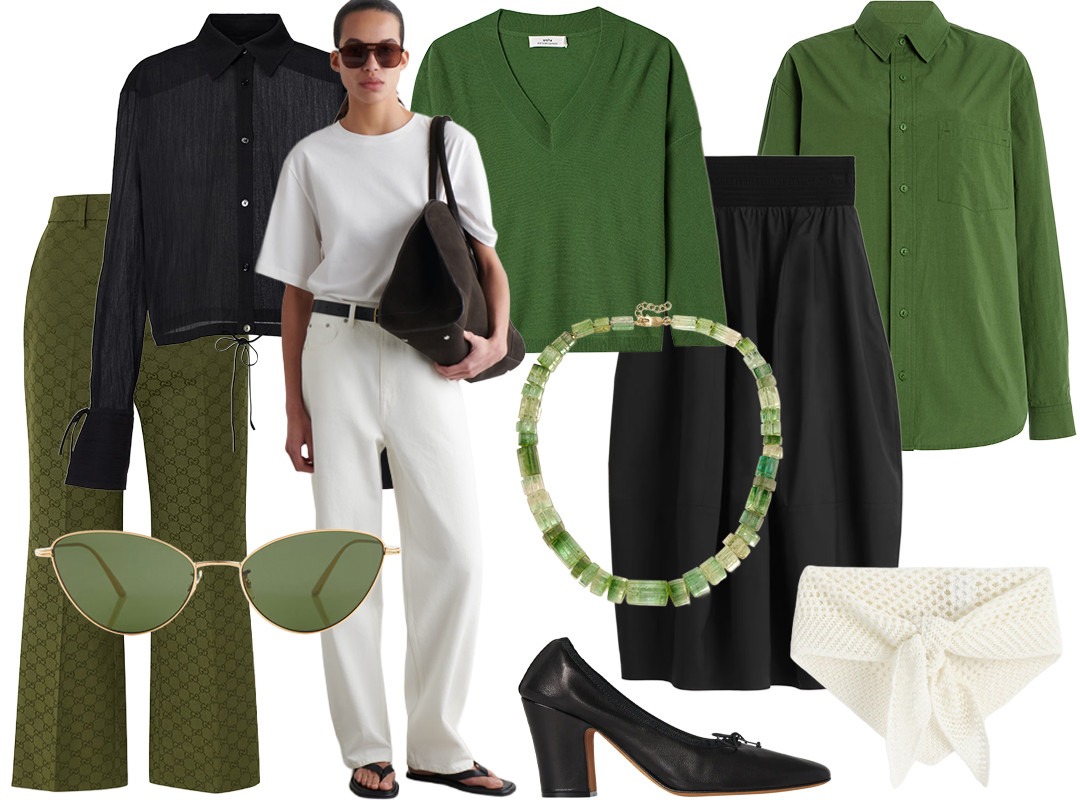 A FRESH WAY TO STYLE BLACK

I’ll never abandon black in my wardrobe, so I’m always looking for ways to make it feel fresh. This season, I’ll introduce green. 

An emerald sweater, a bright olive skirt, or sage pants will bring life to my favorite black pieces. 

The key is to break it up with a pop of white to emphasize the contrast. What I love about this combination is how sophisticated it feels without trying too hard. Black with green is one of those color pairings that feels both unexpected and completely natural. The darker the green, the more dramatic the effect.  

 #LTKSeasonal #LTKStyleTip