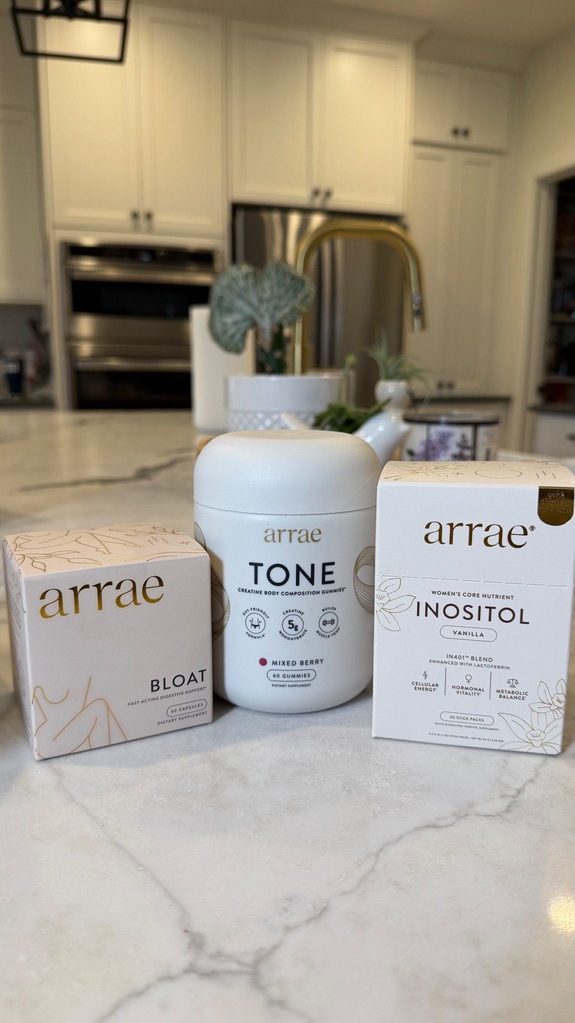 Arrae Supplements - Tone, Bloat, Inositol

