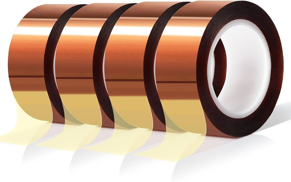 4 Rolls 20mm x16m(52FT) Heat Tape High Temperature Heat Resistant Tape Heat Transfer Tape for Hea... | Amazon (US)