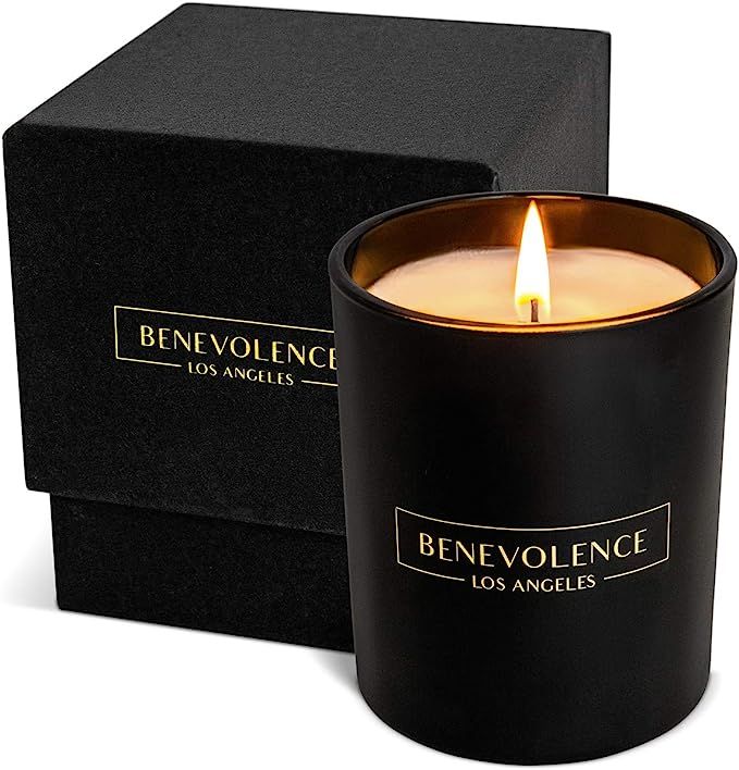 Premium Bergamot & Jasmine Candle | Highly Scented Candles for Home | 8 oz 45 Hour Burn, Fall Can... | Amazon (US)