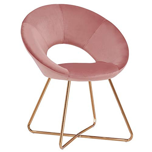 Duhome Modern Accent Velvet Chairs Dining Chairs Single Sofa Comfy Upholstered Arm Chair Living Room | Amazon (US)
