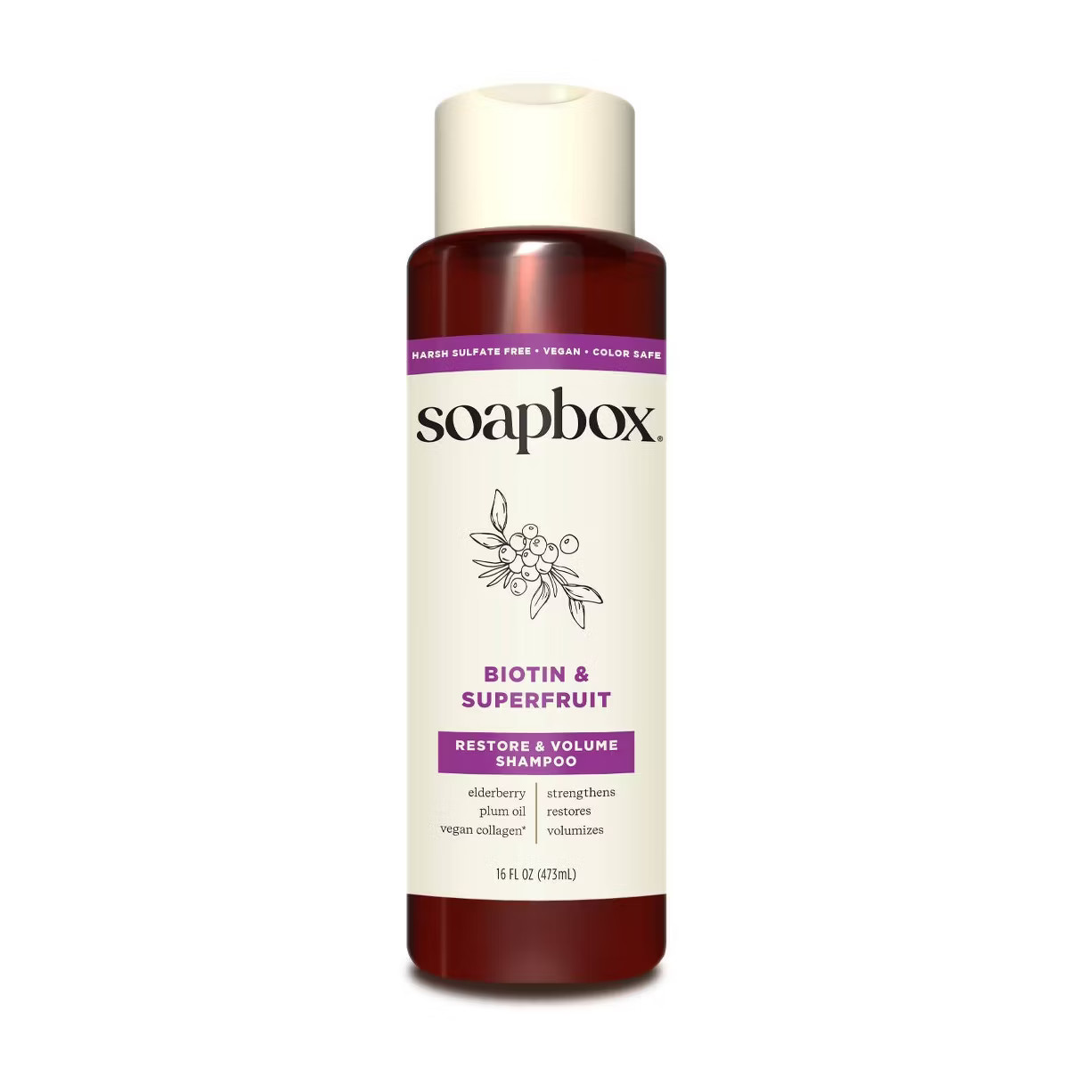 Soapbox Biotin and Superfruit Blend Volumizing Shampoo - 16 fl oz | Target