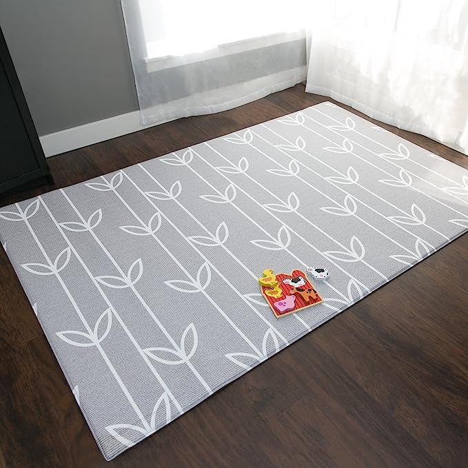 Baby Care Play Mat - Haute Collection (Large, Sea Petals - Grey) | Amazon (US)