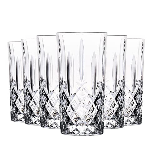 RCR 6X 396ml Crystal Glass Highball Glasses Orchestra Range Hi-Ball Cocktail Juice Tumblers Glass Set - Gift Boxed - Made in Italy Crystal | Amazon (UK)