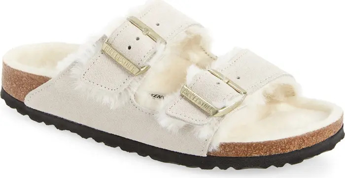 Arizona Genuine Shearling Lined Slide Sandal (Women) | Nordstrom