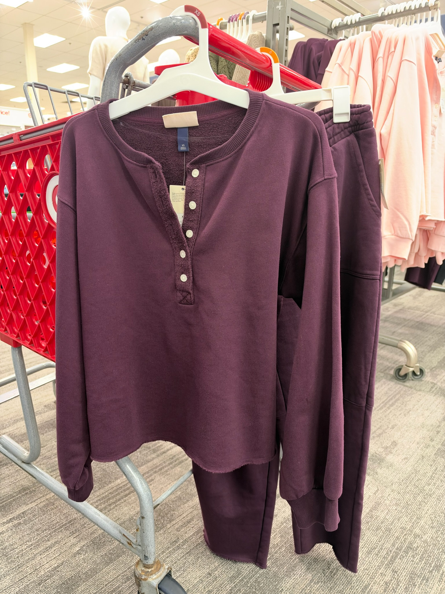 The perfect cozy burgundy sweatshirt for fall 🍷 love this color with the matching sweats.
fall outfits women over 50, fall wedding guest dresses, wedding guest dress summer, fall dresses, date night outfits, fall decor, fall fashion hauls, business casual workwear, country concert outfits, halloween decor 

 #LTKgrwm #LTKootd #LTKSeasonal