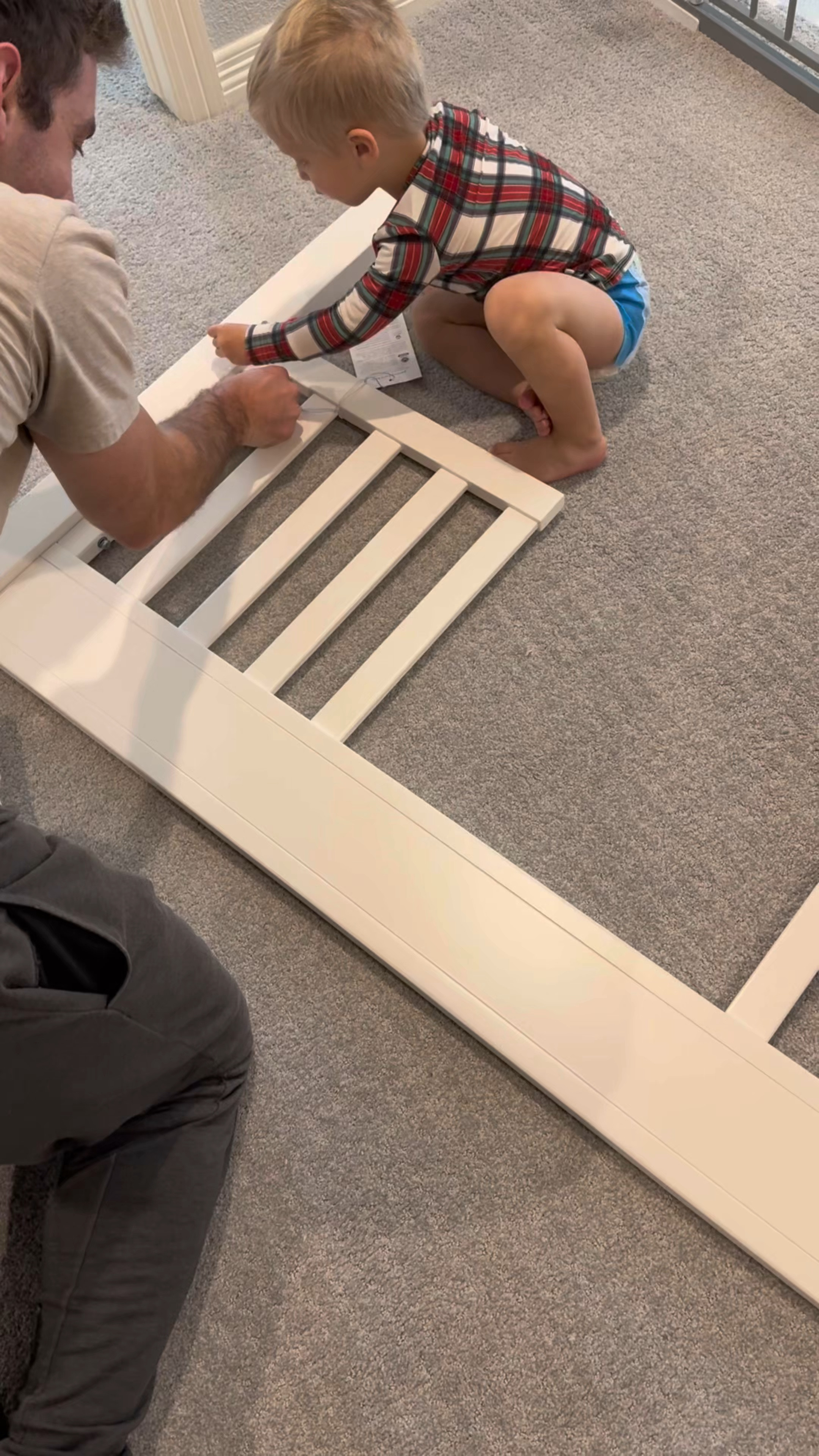 When we bought Isaac’s 4 in 1 convertible crib, we also bought the kits to turn it into a toddler bed and eventually full size bed. I love not having to buy a second bed and it matches the furniture. It was easy to take off the front and add the toddler piece. 

#LTKWatchNow #LTKBaby #LTKKids