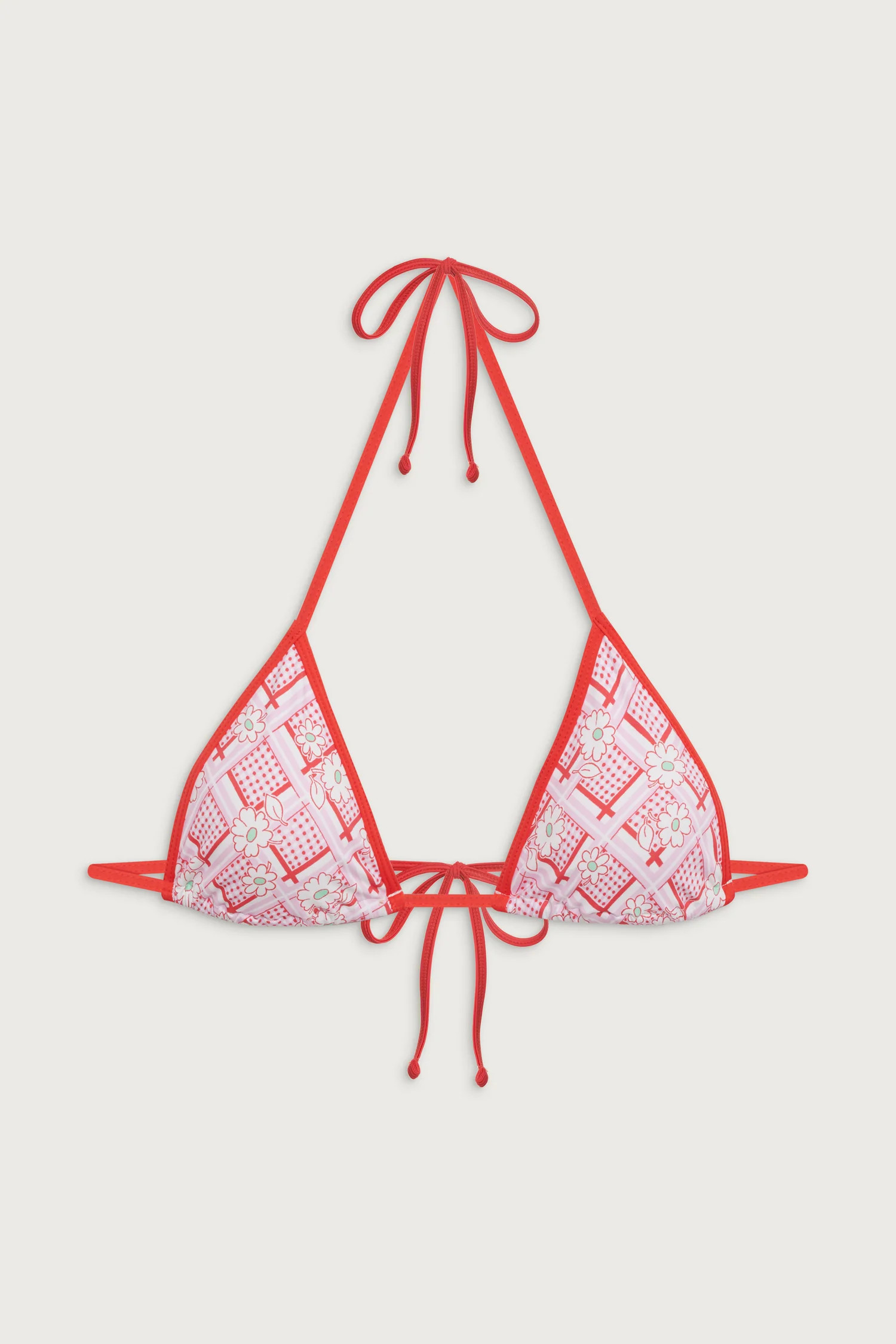 Nick Triangle Floral Bikini Top | Frankies Bikinis