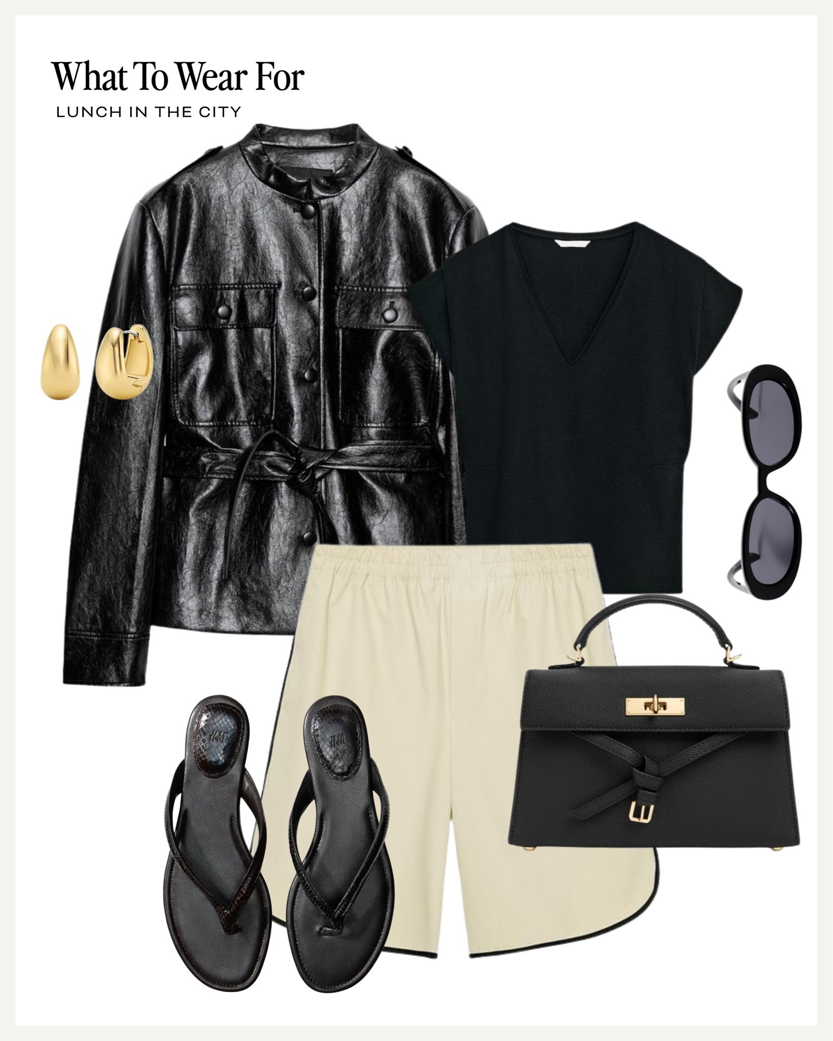 Sporty shorts outfit ideas 💡 

Zara new in, summer outfit, transitional style, leather jacket, sandals, effortlessly chic

#LTKsummer #LTKuk