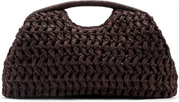 MANGO Natural Fiber Frame Clutch | Nordstrom | Nordstrom