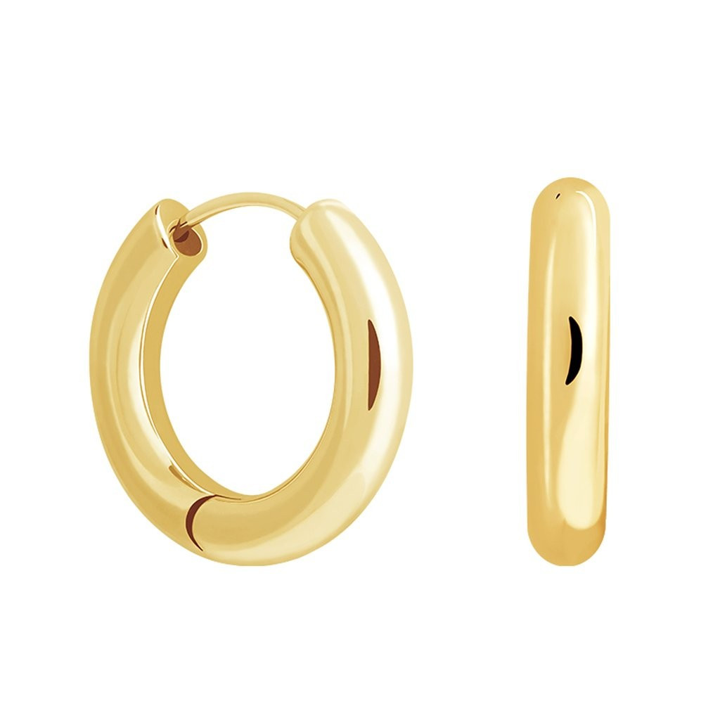 Chunky Hoops in Gold | Astrid and Miyu
