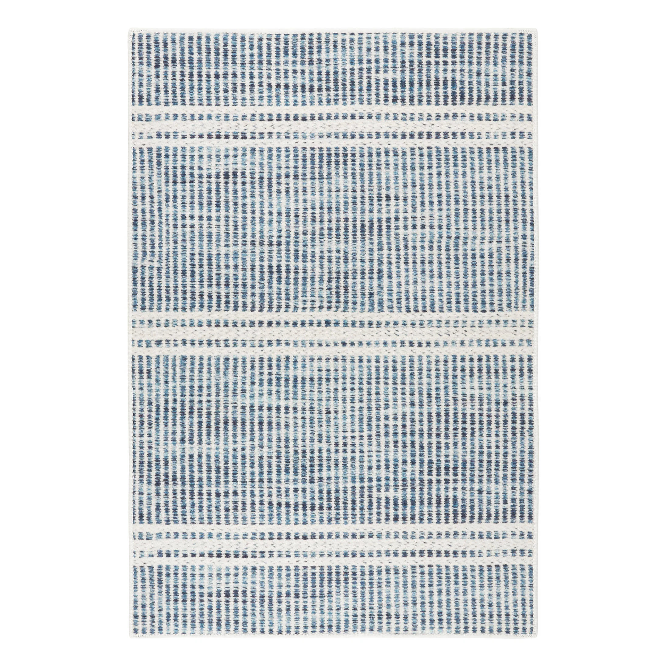 Malta Blue Machine Washable Rug - 3x5 | Annie Selke