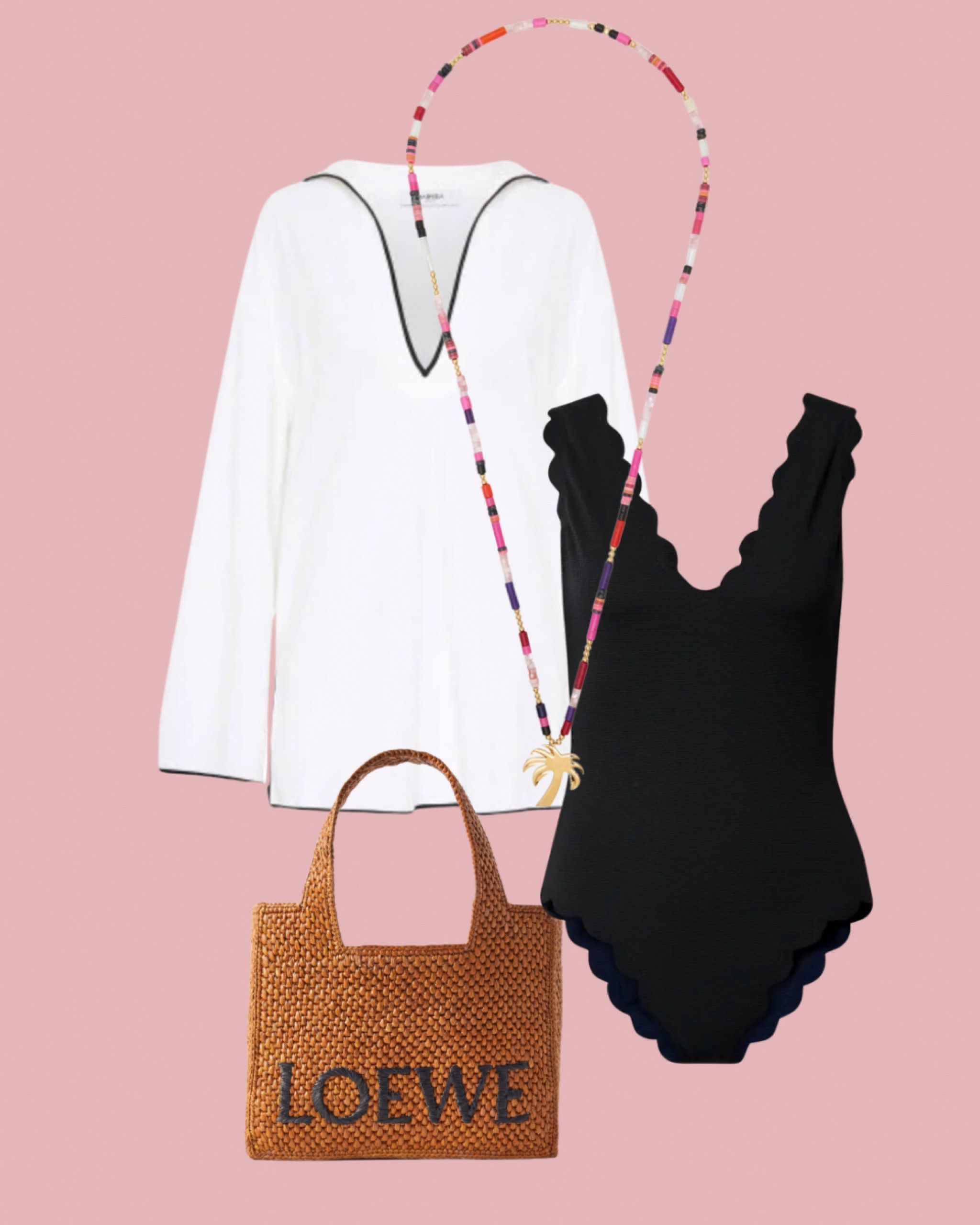 Shop the look: chic swimsuit + cover-up combos 🖤