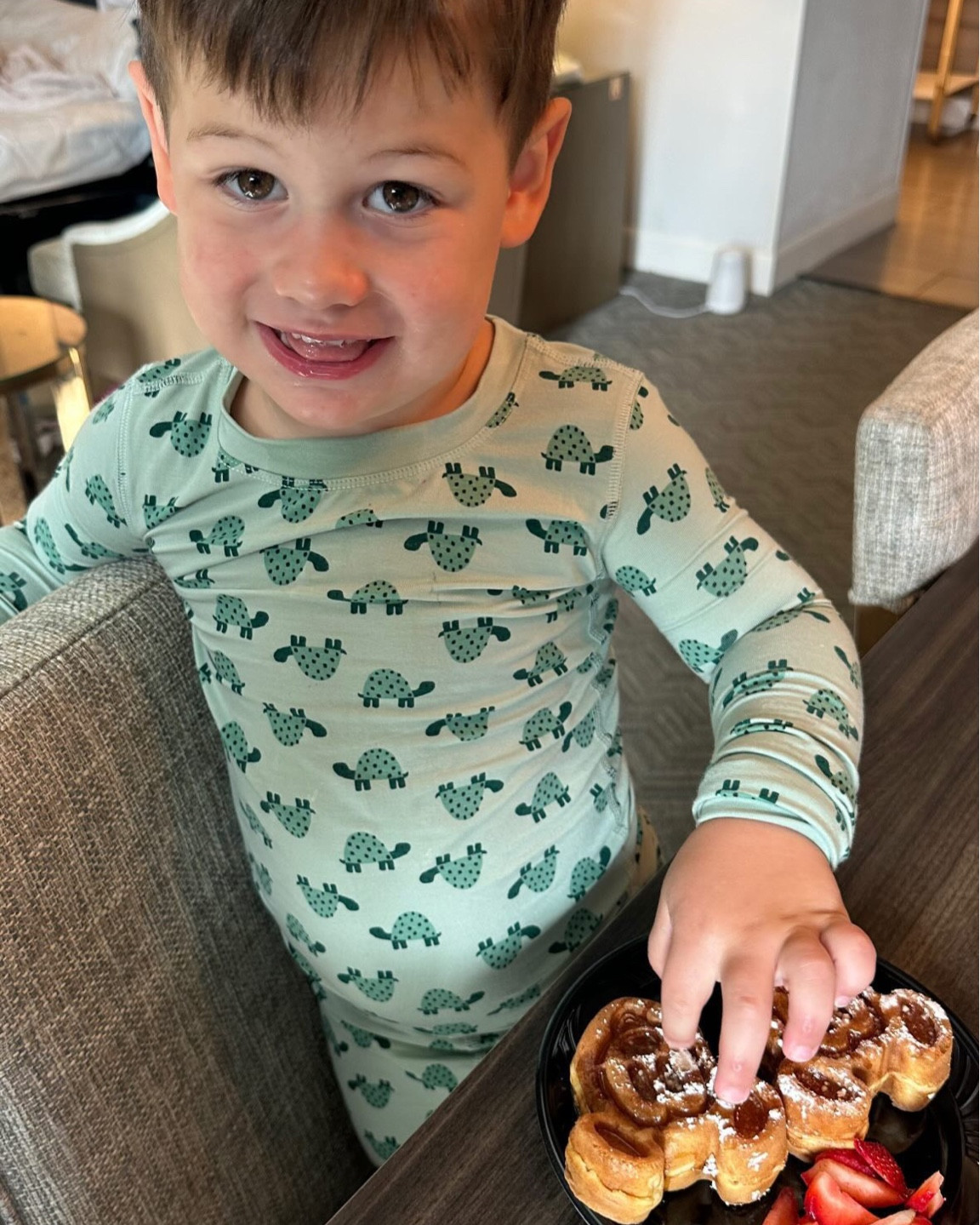 Essentials 
- Mickey Waffles ✔️
- Cozy Pj’s ✔️
= Perfect Disney morning 

#LTKkids #LTKbaby #LTKfamily