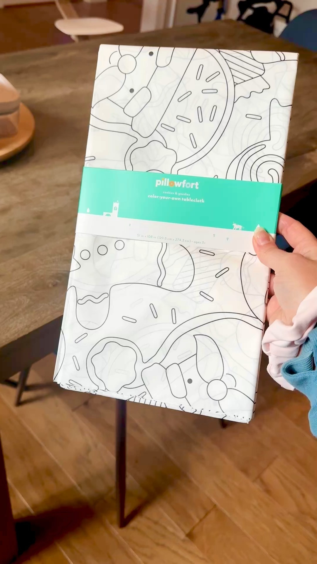 I love drawable disposable tablecloths for parties, holidays, and even for every day crafting time! We use color your own tablecloths for craft time! This can also help keep an easily distracted kiddo at the table during meal times! Drawing a little bit while eating can help kids stay at the table (without a tablet) 🖍️💙

Christmas tablecloth, kids table, kids crafts, holidays with kids, gifts for kids, easy crafts 

#LTKHoliday #LTKKids #LTKGiftGuide