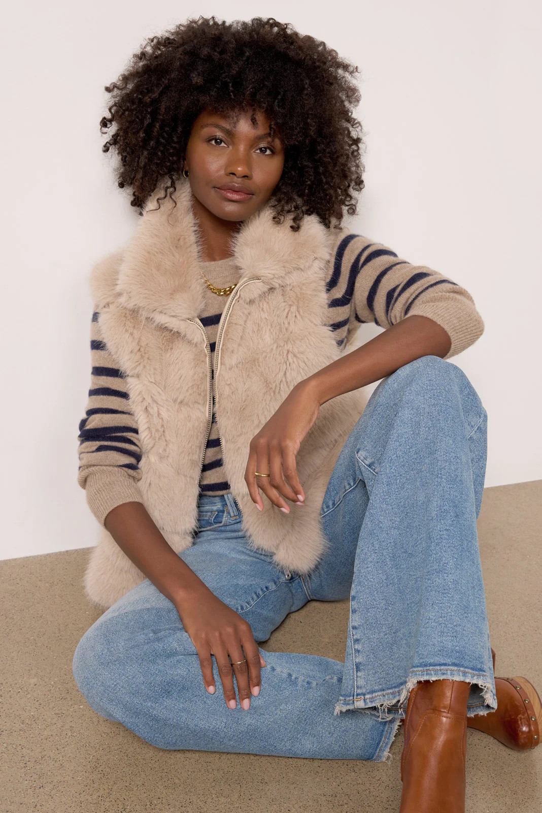 Faux Fur Vest | Evereve