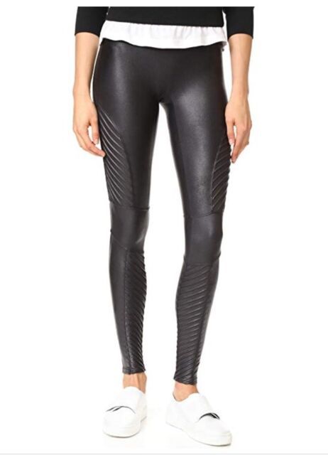 SPANX 20136R Fashion Women Slim Moto leather Leggings Stretchy Skinny Pants | eBay | eBay US