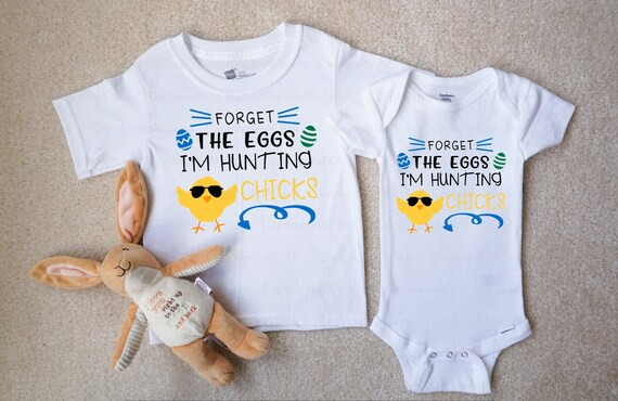 Hunting Chicks Onesie® Bodysuit  Easter Bodysuit  Chick | Etsy | Etsy (US)
