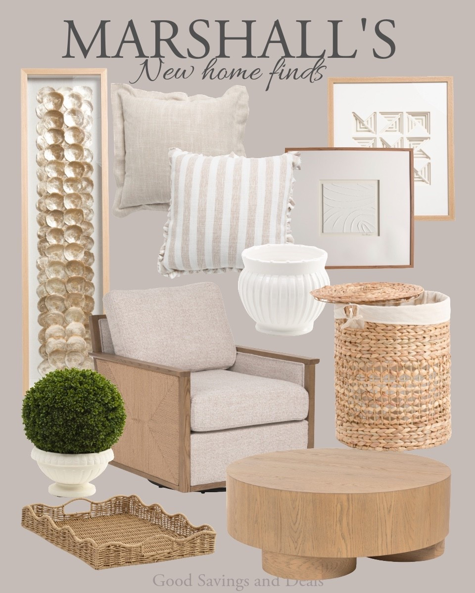Neutral organic modern home finds from Marshall’s. Interior design. Living room inspiration. Accent decor.

#LTKHome