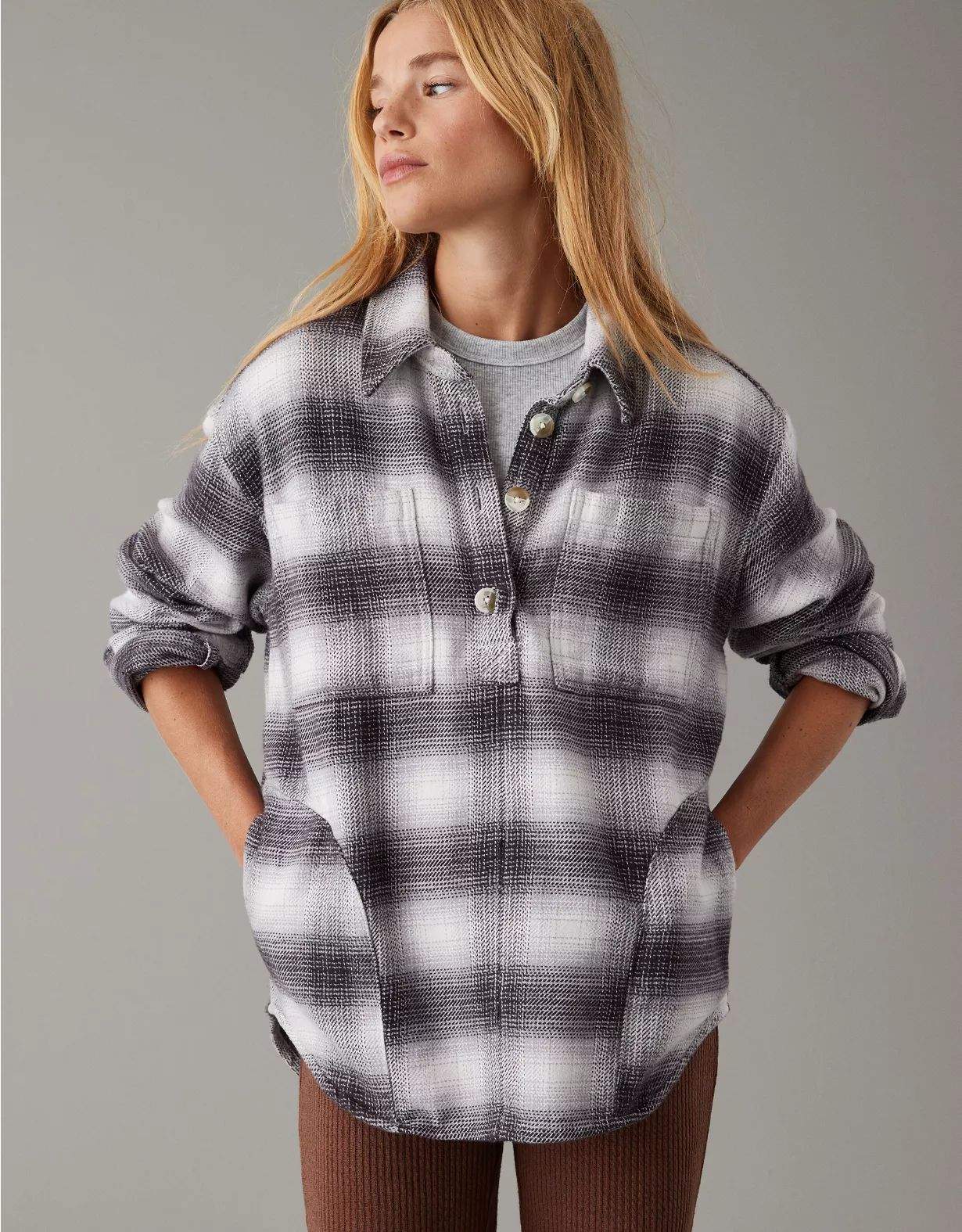AE Plaid Flannel Shirt | American Eagle Outfitters (US & CA)
