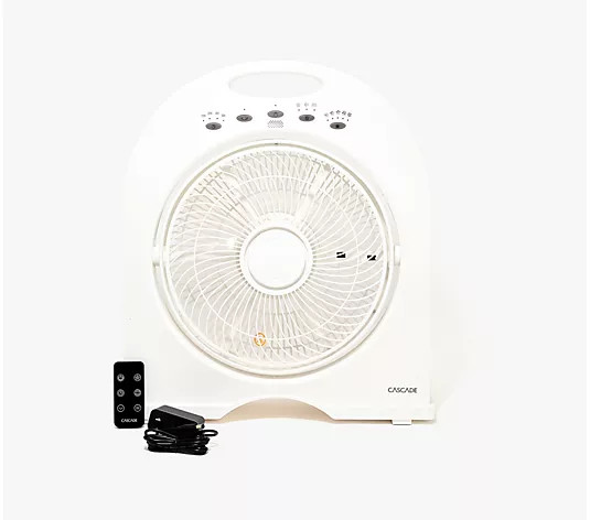 Make Your Selection: Cascade Capri 12" Cordless Rechargeable Fan with Remote | QVC